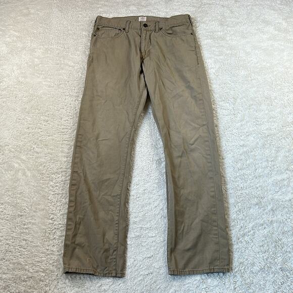 Dockers khaki pants in 5 pocket jean cut, size 33x32 - Picture 2 of 10